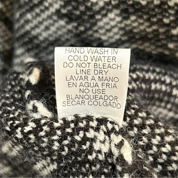 Entro Anthropologie Long Knit Cardigan Open Front Winter Sweater Small - Picture 9 of 15